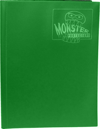 Monster Protectors 9-Pocket Binder - Matte Emerald Green